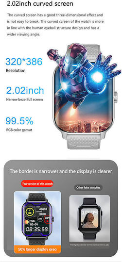 Microwear F12 Smartwatch (Negru)
