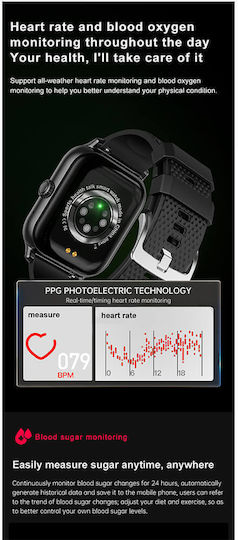 Microwear F12 Smartwatch (Negru)
