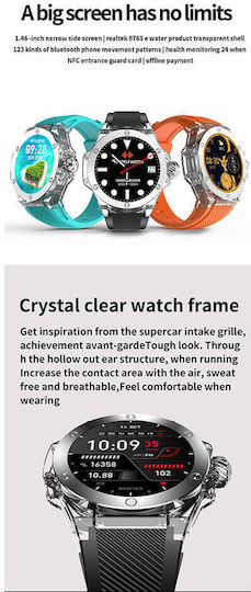 Microwear TK20 Smartwatch (Orange)