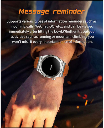 Microwear T83 Max Smartwatch (Brown)
