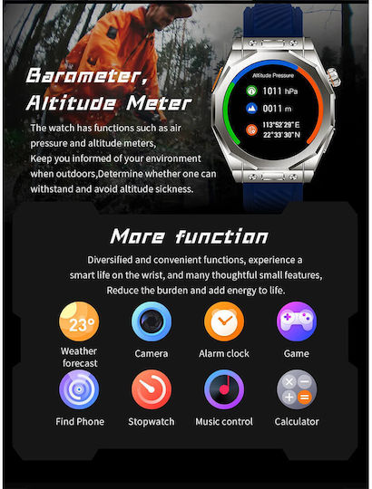 Microwear T83 Max Smartwatch (Brown)