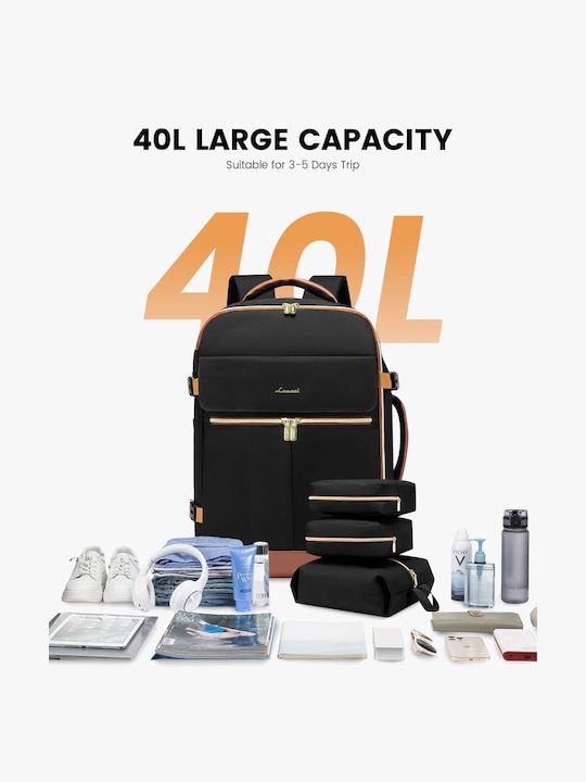 Lovevook Backpack 40lt Μαύρο/Γκρι