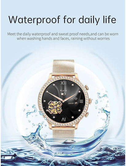 Microwear I70 Smartwatch με Παλμογράφο (Μωβ)