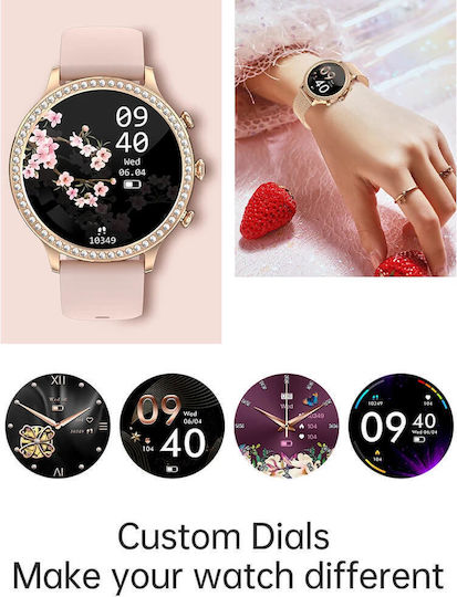 Microwear I70 Smartwatch με Παλμογράφο (Μωβ)