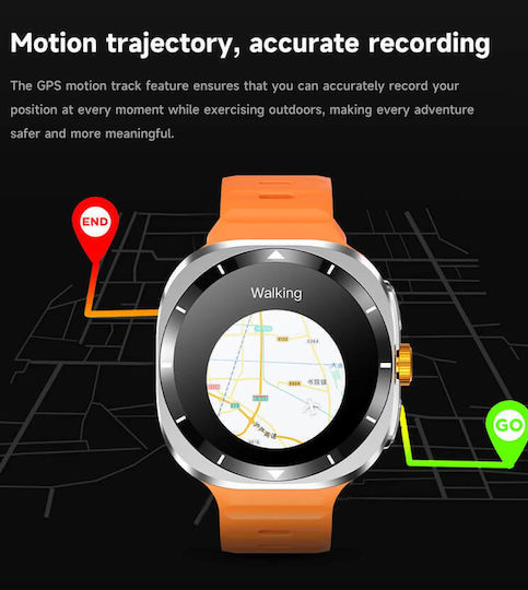 Microwear F7 Smartwatch (Schwarz)
