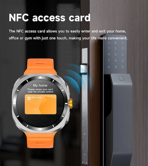 Microwear F7 Smartwatch (Schwarz)