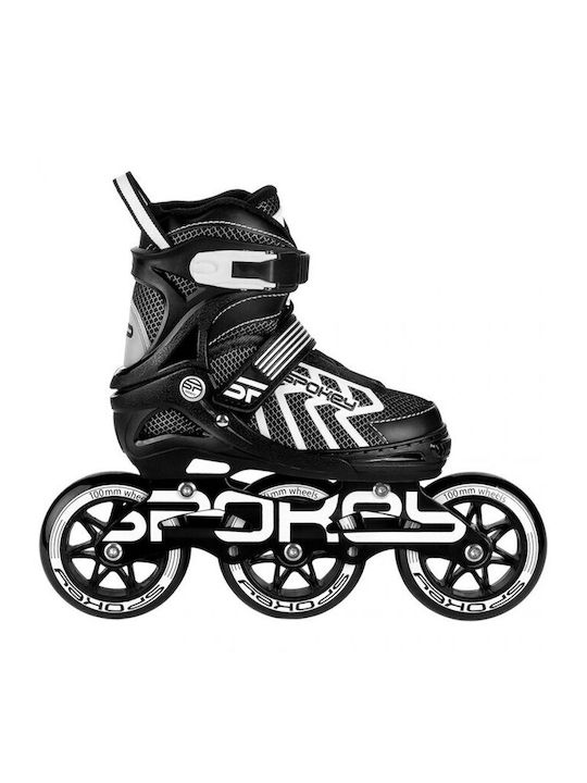 Spokey Khan Inline Αυξομειούμενα Rollers Λευκά Παιδικά