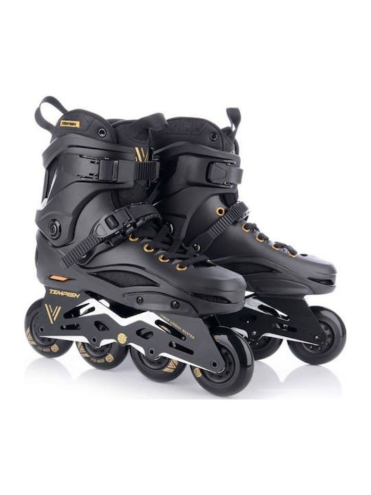 Tempish Viber Inline Αυξομειούμενα Rollers Μαύρα Ενηλίκων