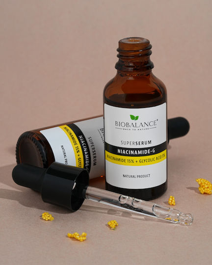 Alpaya Dermaceuticals Super Serum Niacinamidă-G Serum pentru Față cu Vitamina C și Niacinamidă pentru Strălucire 30ml