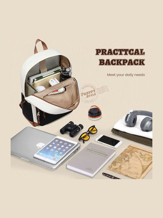 Lovevook Wasserdicht Tasche Rucksack für Laptop 15.6" in Schwarz Farbe MB3222
