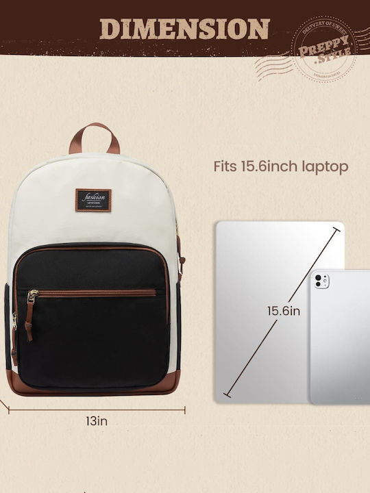 Lovevook Wasserdicht Tasche Rucksack für Laptop 15.6" in Schwarz Farbe MB3222