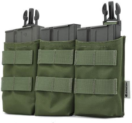 Elmon Αε Pc Triple Mag Front Placard G3 Gen Iii Προηγμένη Θήκη Γεμιστήρων Olive Green