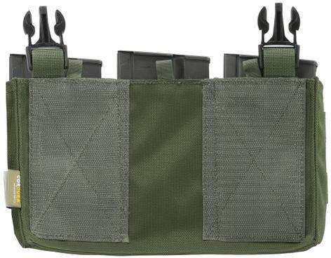 Elmon Αε Pc Triple Mag Front Placard G3 Gen Iii Προηγμένη Θήκη Γεμιστήρων Olive Green
