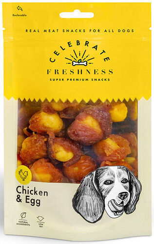 Celebrate Freshness Egg Leckerli für Hunde mit Huhn und Ei 100gr 84097