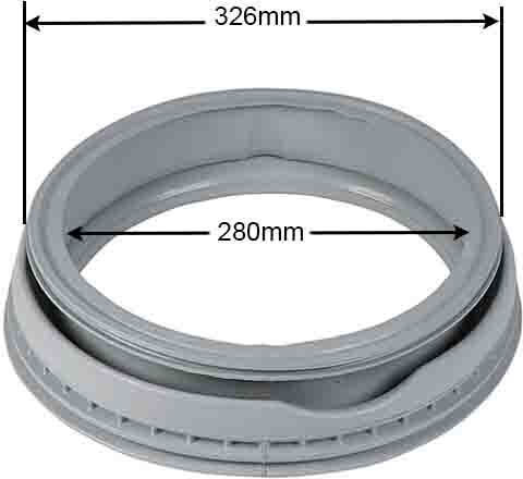 Door Sealing Rubber for Washing Machine Bosch Siemens Pitsos Vario 600 Big 7