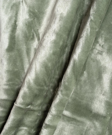 Silk Fashion Samtig Decke Übergröße 220x240cm Grün