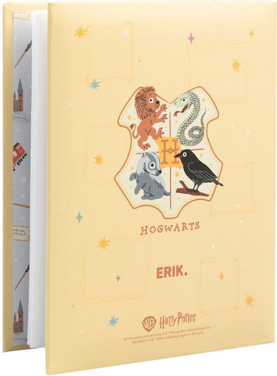 Harry Potter Album for 100 Photos Dimensions 10x15cm Yellow 10x15cm