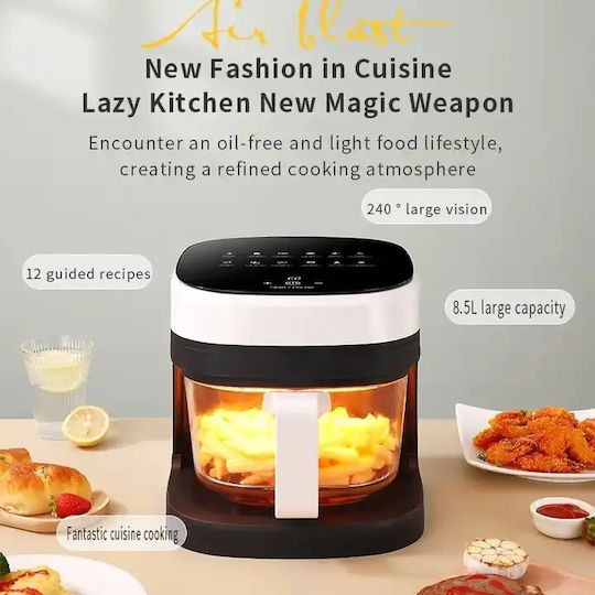 Fryer Non-stick Cooking Surface Air Fryer 8.5lt Green
