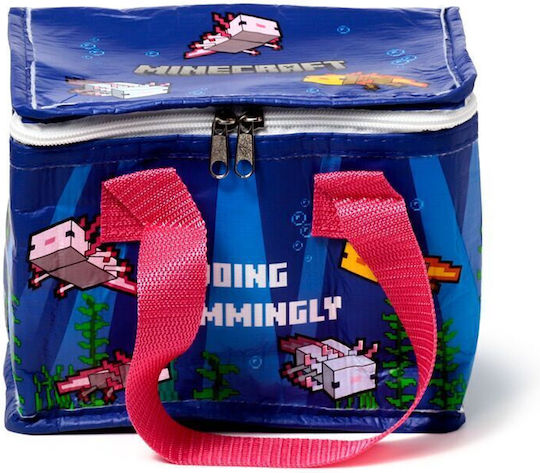 Puckator Geantă Izotermică de Prânz de Mână pentru Școală Minecraft 17 x 13 x 20cm
