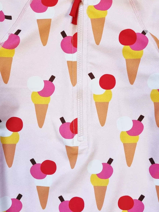 Toby Tiger Παιδικό Μαγιό Ολόσωμο με Μακρύ Μανίκι Ice Cream Toby Tiger Παιδικό Μαγιό Ολόσωμο με Μακρύ Μανίκι Ice Cream