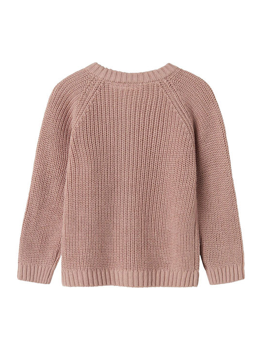 Kids Cardigan Cotton Pink