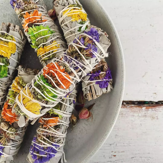 Рамки за аромат на градински чай Good Vibes White Sage Smudge Stick 10см