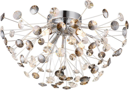 Globo Lighting Luminiță De Tavan Montată Transparentă Cu Bază De Bec G9