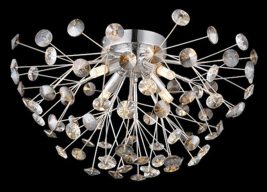 Globo Lighting Luminiță De Tavan Montată Transparentă Cu Bază De Bec G9