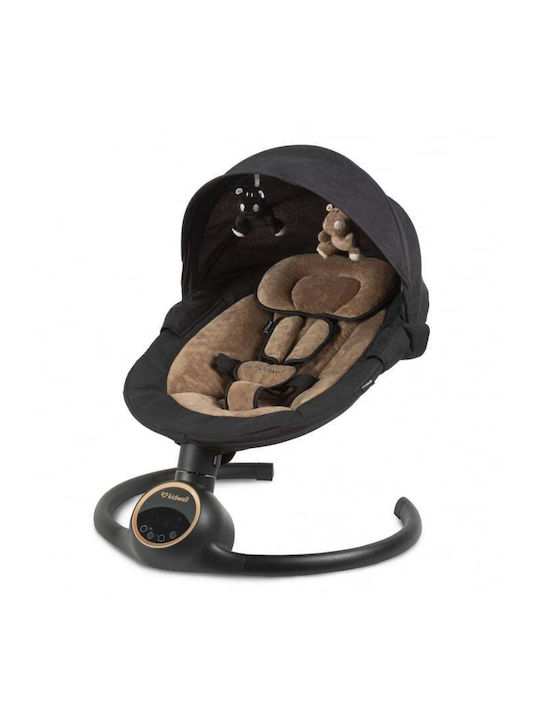 Kidwell Electric Relax pentru Bebeluși Leagăn Reve Black Gold pentru Copil până la 9kg