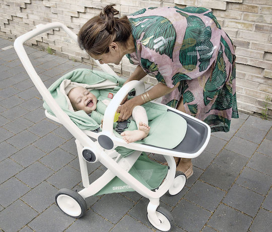 Greentom 2 In 1 Бебешка количка 2 в 1 Оранжев 9кг