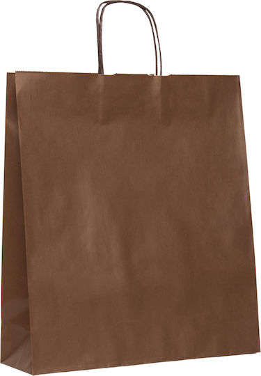 Хартиена Чанта Кафява С Туист Premium 36x12x41 150бр