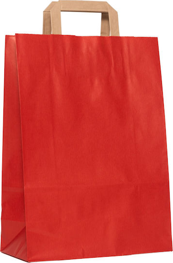 Paper Bag Red Flat 32x17x45 250pcs