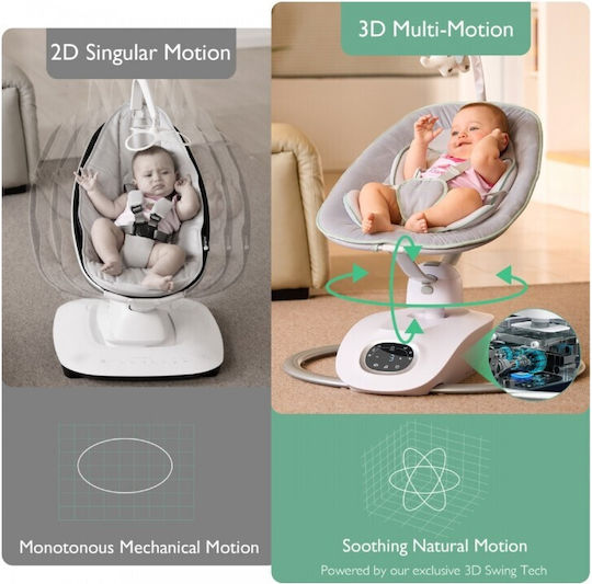 Momcozy Electric Baby Relax Swing Gray