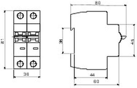 Gewiss Gw91527 Ασφάλεια Αυτόματη Wl 1x16a 6ka + Καμπυλη