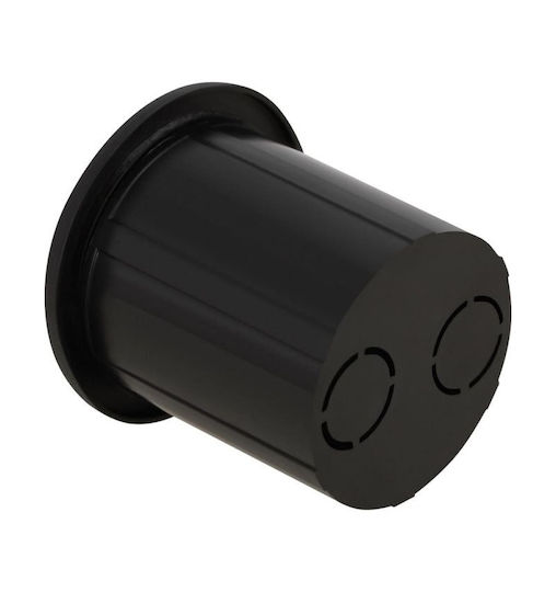 Maytoni Χωνευτό Σποτ Φωτιστικό Τοίχου Led Αλουμίνιο Lock H6,5 Φ7 Μαύρο