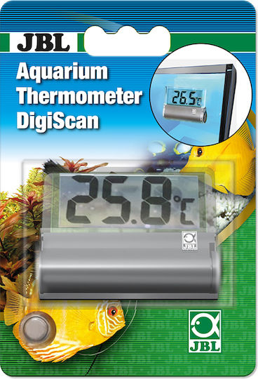 Jbl Aquarium Thermometer Digiscan Digital 6.5x5cm 133.0602 Pet Supplies