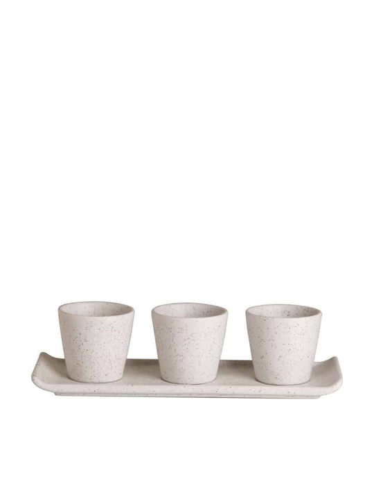 Prestige Serving Platter Rectangular made of Porcelain White 26x10cm