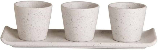 Prestige Servierplatte Rechteckig aus Porzellan Weiß 26x10cm 6Stück Prestige Servierplatte Rechteckig aus Porzellan Weiß 26x10cm 6Stück