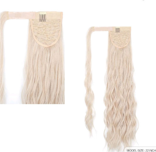 Постис Опашка Curly Ponytail Синтетични Коса Висококачествена Блондинка 24 Инча