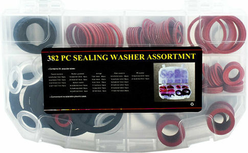 Set Case Washer Sealants 23 Sizes 382pcs Oem