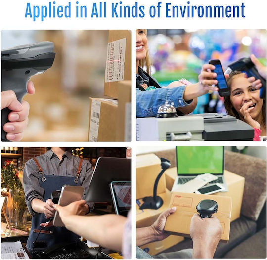 HPRT N101 Handheld-Scanner Verkabelt mit 2D- und QR-Barcode-Lesefunktion