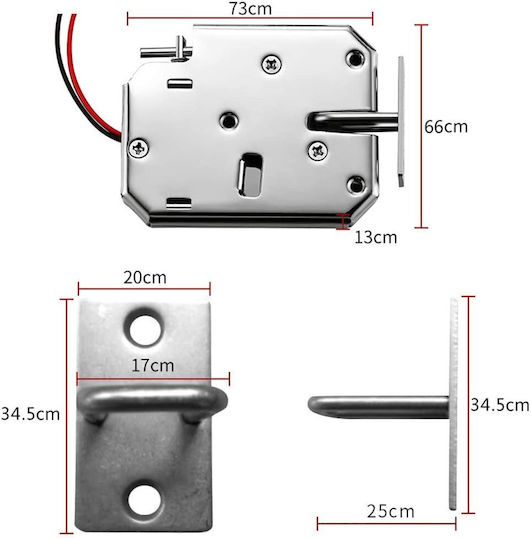 Electromagnetic Locking Emergency Release Door Access Control System Dc 12v