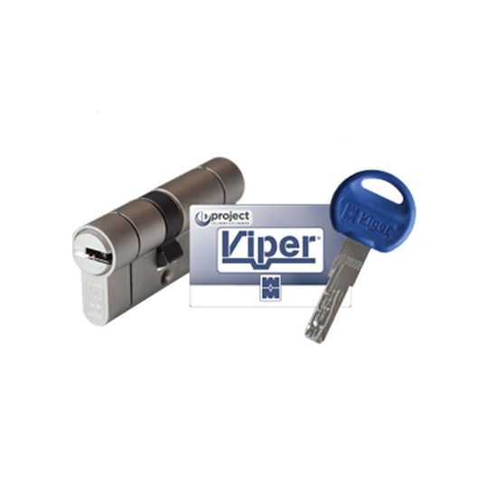 Încuietoare de Securitate pentru Ușă Blindată Cisa + Cilindru Mottura Viper + Protector Disec Bd200 Pa_culoare-protector Bronz