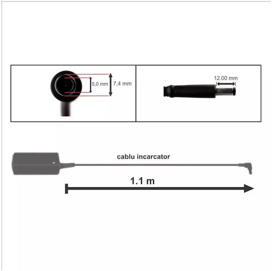 Încărcător Laptop 90W 19.5V 4.62A pentru HP