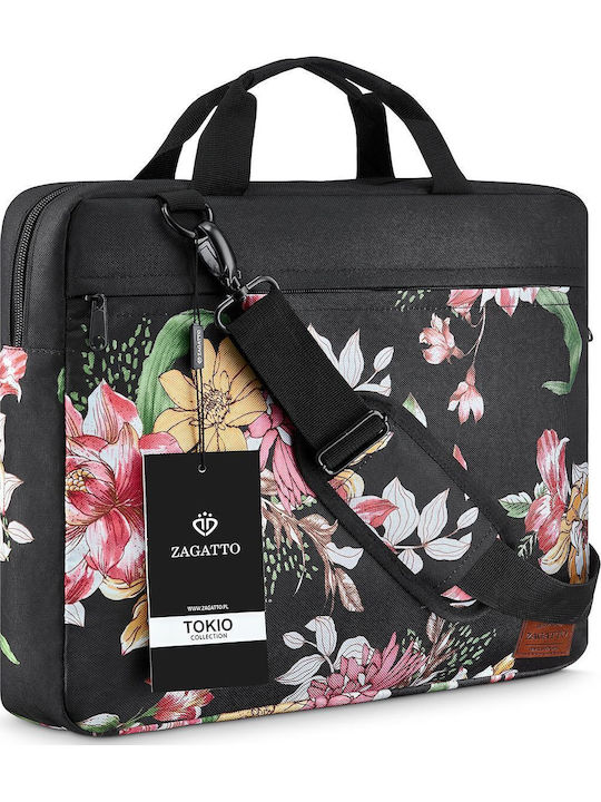 Zagatto Impermeabila Geantă pentru laptop 15.6" în culoarea Negru
