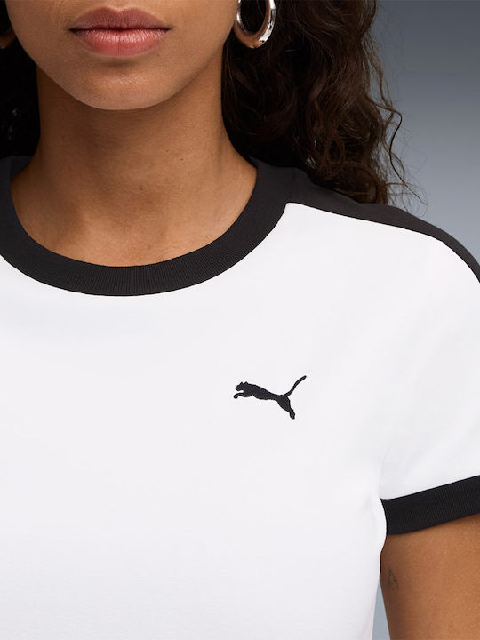 T7 Γυναικείο T-shirt Λευκό