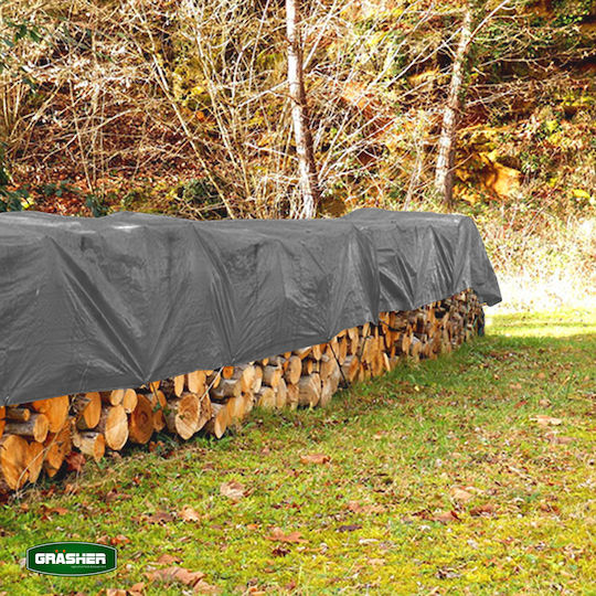 Grasher Waterproof Tarpaulin Gray 120 Gr/m² 3x5m 100241gr
