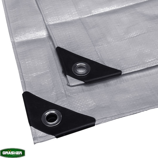 Grasher Waterproof Tarpaulin Gray 120 Gr/m² 3x5m 100241gr