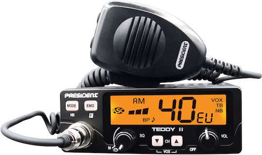 President Teddy II ASC CB Auto Stație Radio Emisie-Recepție Fără Fir 2.5W