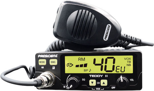 President Teddy II ASC CB Auto Stație Radio Emisie-Recepție Fără Fir 2.5W